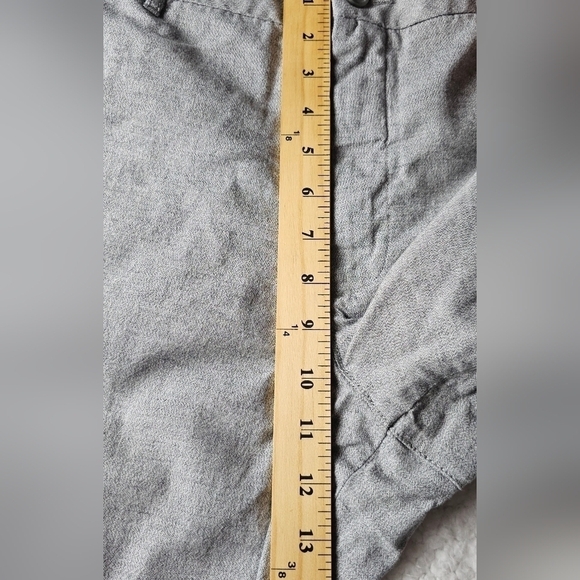 Marc Anthony Men's Luxury Chino Shorts Gray Size 40 Dress Shorts - Picture 3 of 6